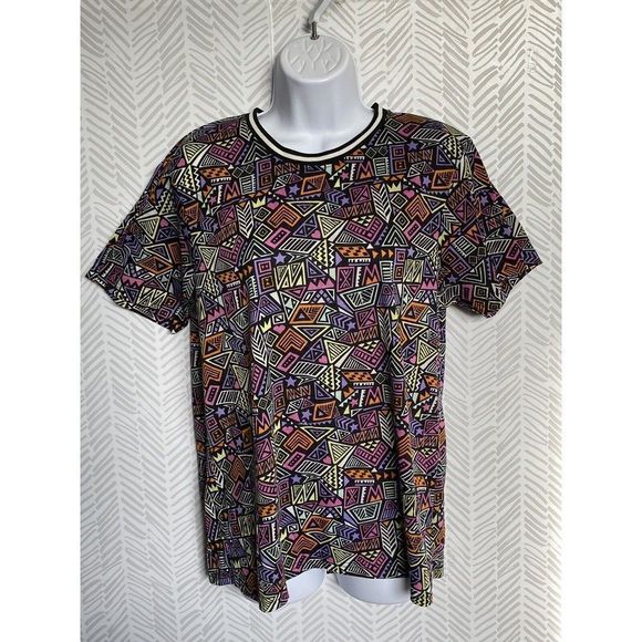 Fresh Prince of Bel-Air Mens Shirt Size Medium 90s Vintage Geometric Pattern - Picture 9 of 12